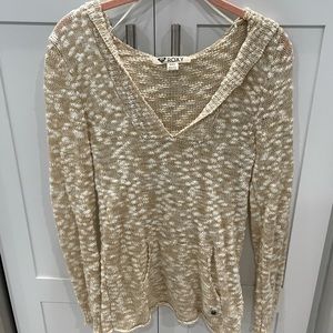 Roxy Hooded V-Neck Sweater